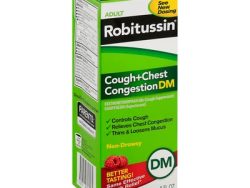 Robitussin Cough and Chest Congestion DM (Generic Guaifenesin)